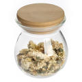 Glass Storage Jar Airtight Container with Bamboo lid